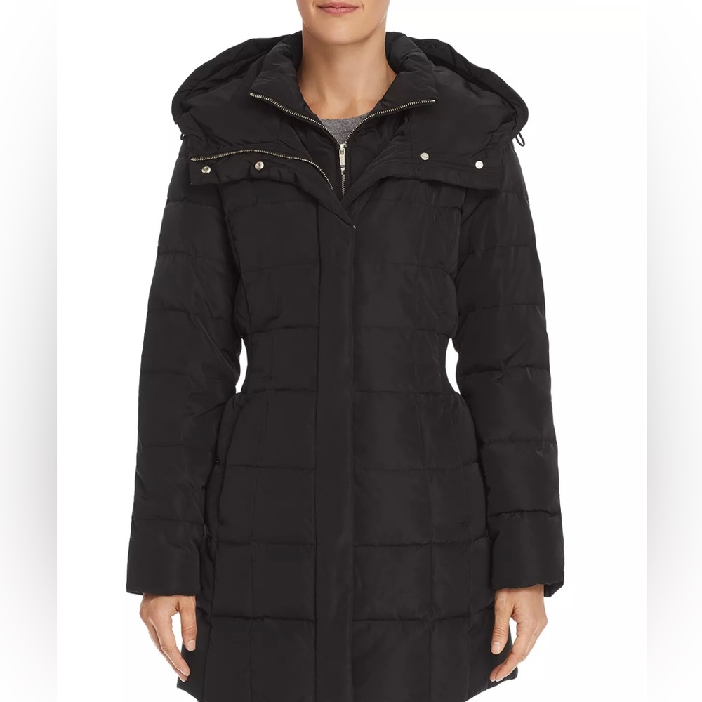 Cole Haan Smocked Waist Puffer